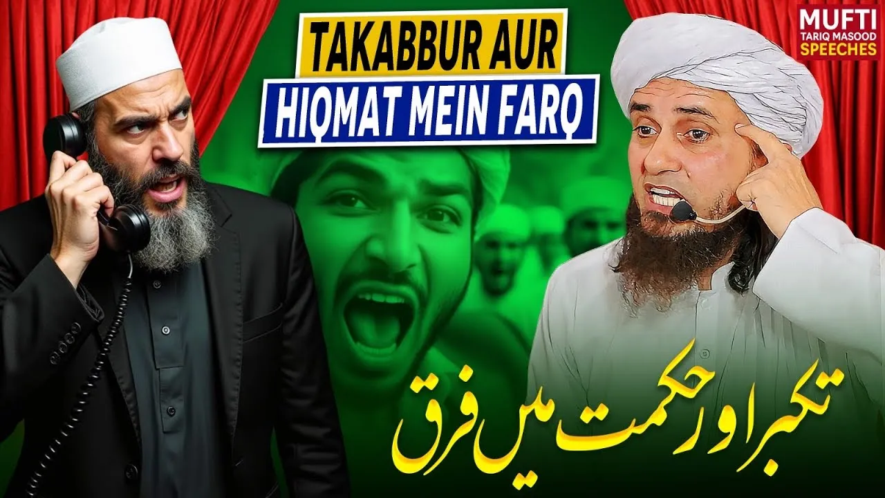 Takabur Aur Hiqmat Mein Farq  | Mufti Tariq Masood Speeches